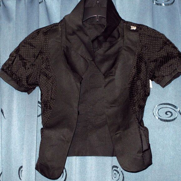 'Moschino' Women's Black Lightweight Blazer - Picture 3 of 7